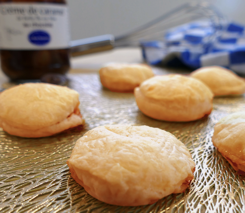 Galettes des rois à la crème de caramel au chocolat