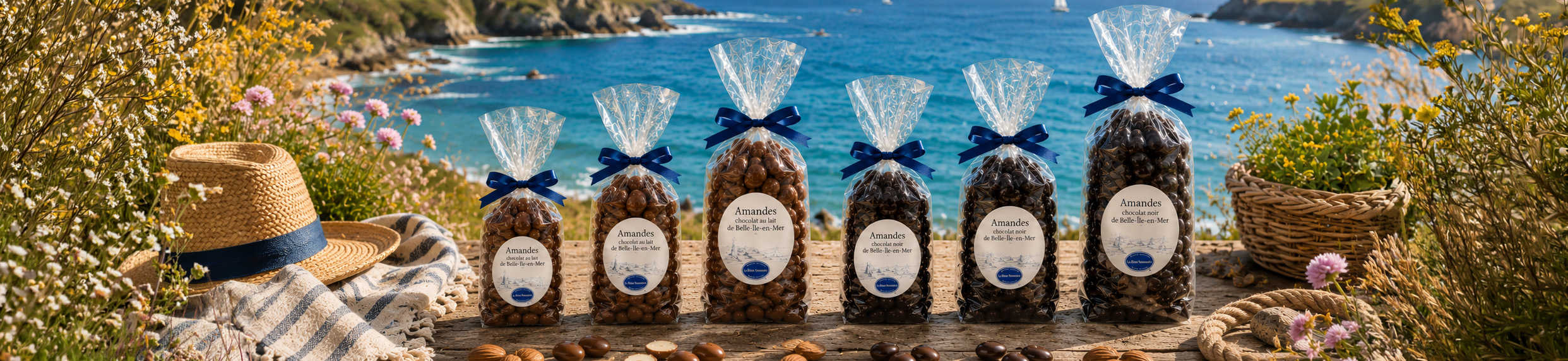 Amandes au chocolat noir ou lait